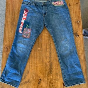 CabiJeans Patch Work Jeans